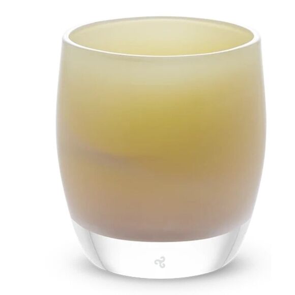 glassybaby Other - Glassybaby Tan 'Friendship' Hand-Blown Votive Candle Holder w/ Sticker 0048 EUC